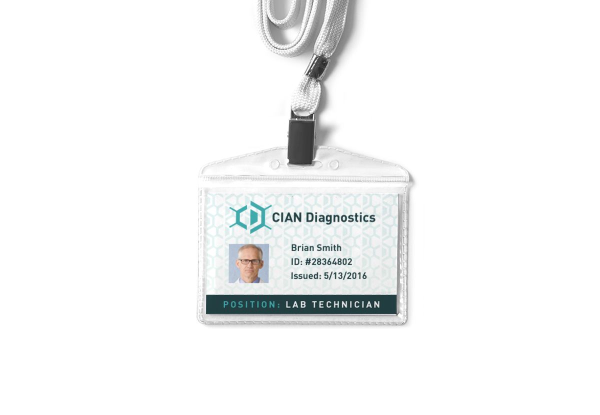 CIAN Diagnostics ID badge